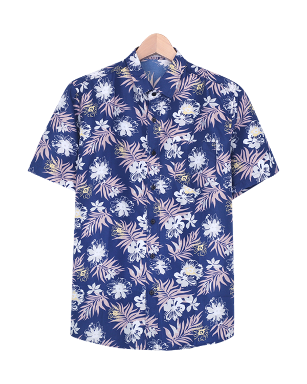 스콰즈 반팔 셔츠 SBI020 2COLOR 패턴 여름 하와이안 남방 시밀러룩